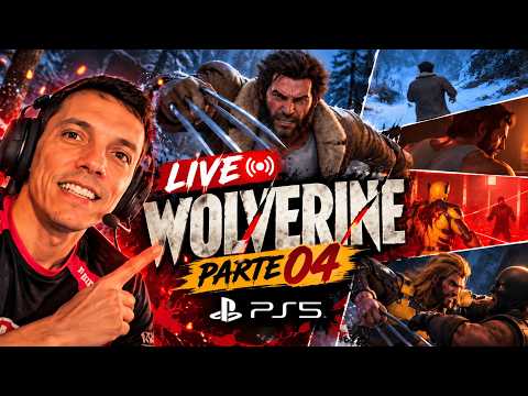 🔴 AO VIVO! MARVEL’S WOLVERINE NO PS5! 🐺 PRIMEIRA GAMEPLAY #04